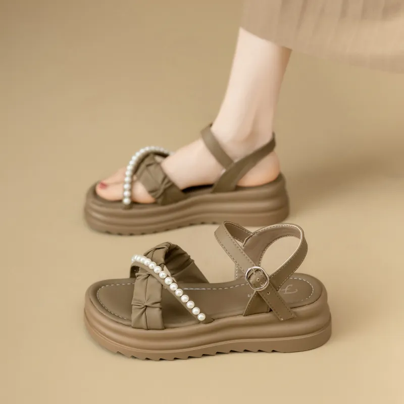 Puppytown Roman Sandals 5cm Women's-8