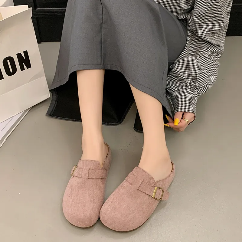 Puppytown Rubber Sole Abrasion Resistant, Odor Resistant Closed Toe Slippers Women's-1