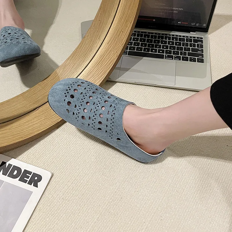 Puppytown Rubber Sole Slip Resistant Abrasion Resistant Closed Toe Slippers Women's-3