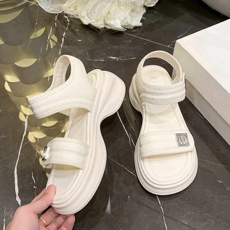 Puppytown One Strap Sandals 5.5cm Women's-7
