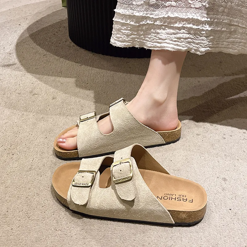 Puppytown Slip Resistant Odor Resistant Abrasion Resistant Slide Slippers Women's-8