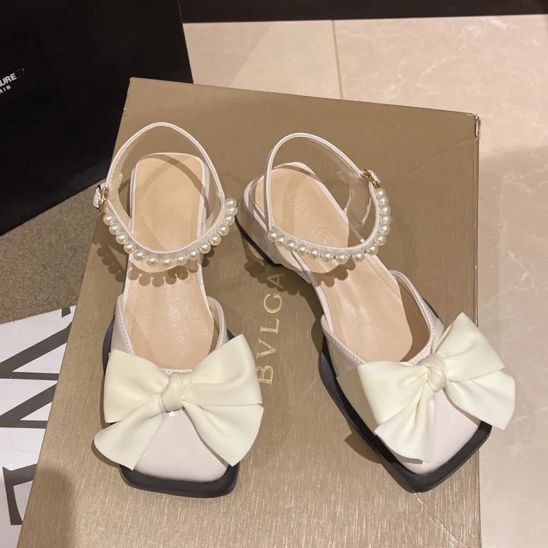 Puppytown Block Heel High Heels 4CM Women's-3