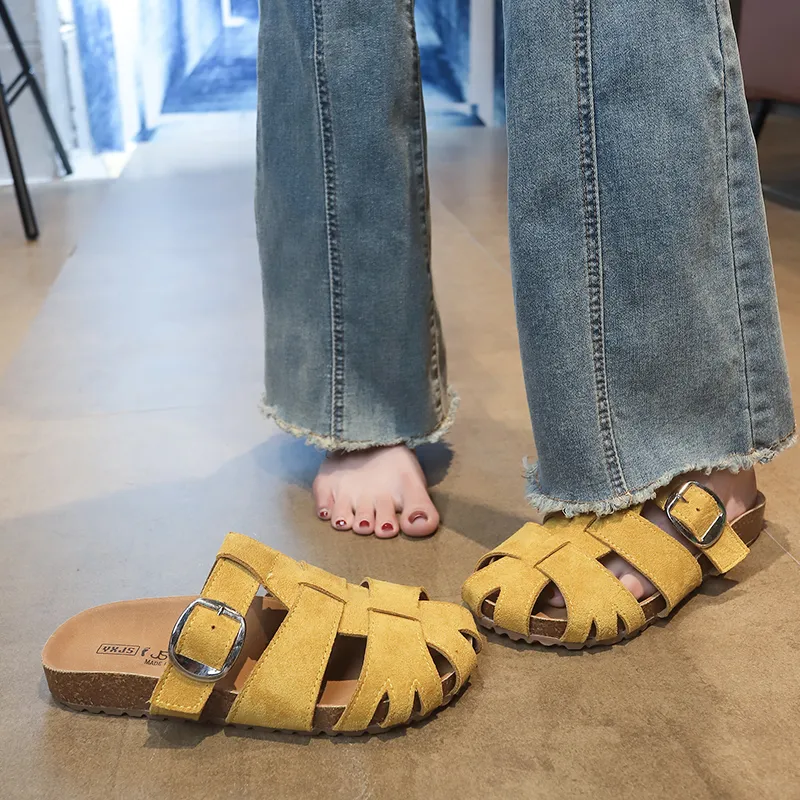 Puppytown Rubber Sole Slip Resistant Abrasion Resistant Closed Toe Slippers Women's-2