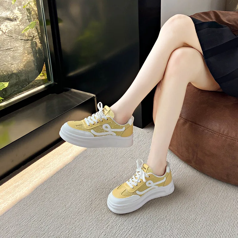 Puppytown Anti Slip Wear Resistant Low Top Skateboard Shoes Women's-7