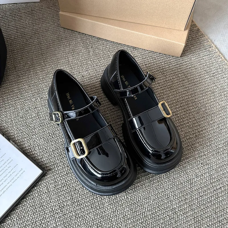 Puppytown Loafers Women's Black-4