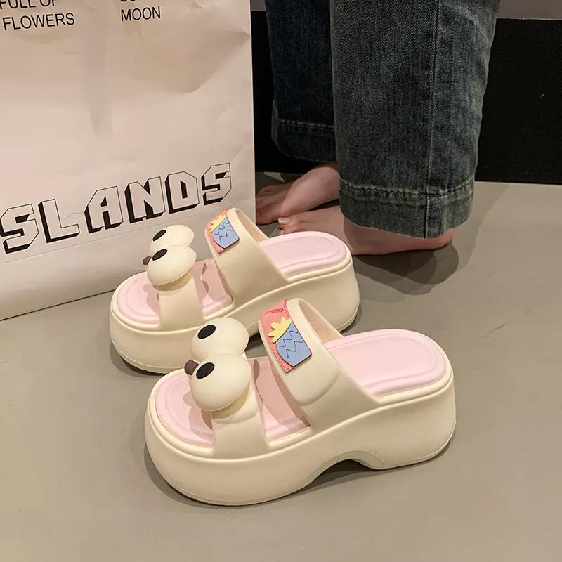 Puppytown Slip Resistant Abrasion Resistant Slide Slippers Women's-6