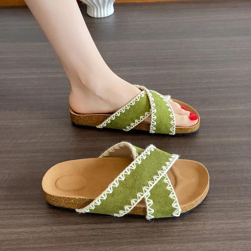 Puppytown Slip Resistant Quiet Slide Slippers Women's-9