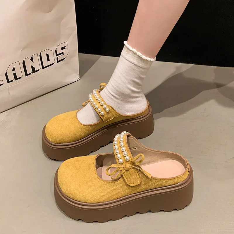 Puppytown Rubber Sole Slip Resistant Abrasion Resistant Closed Toe Slippers Women's-2