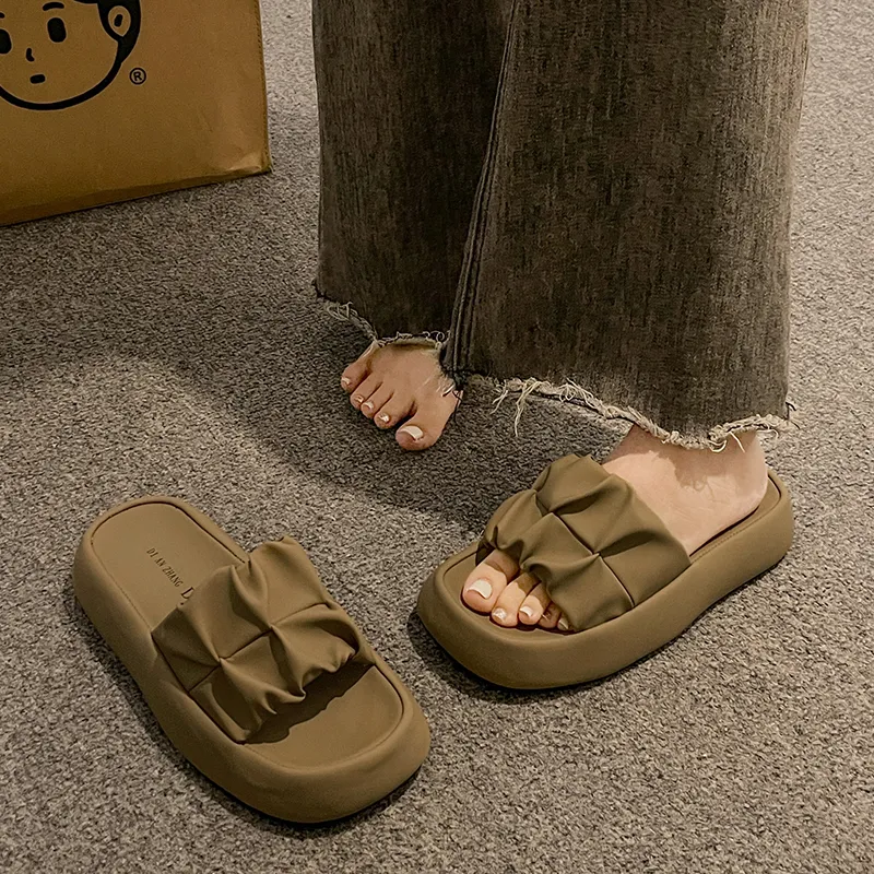 Puppytown Rubber Sole Slip Resistant Abrasion Resistant Slide Slippers Women's-13