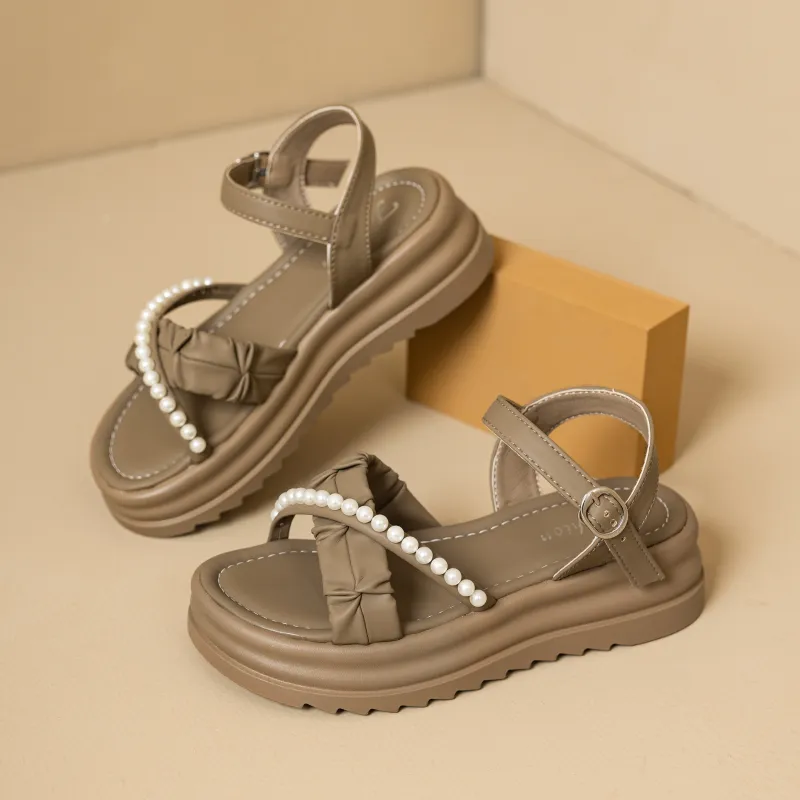 Puppytown Roman Sandals 5cm Women's-9