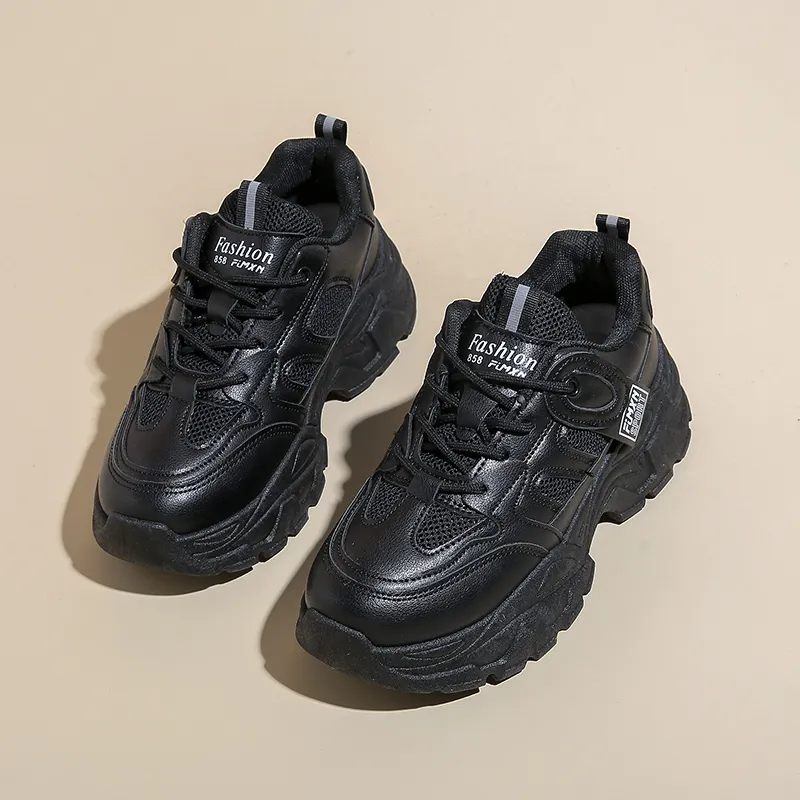 Puppytown Anti Slip Wear Resistant Low Top Chunky Sneakers Women's-2