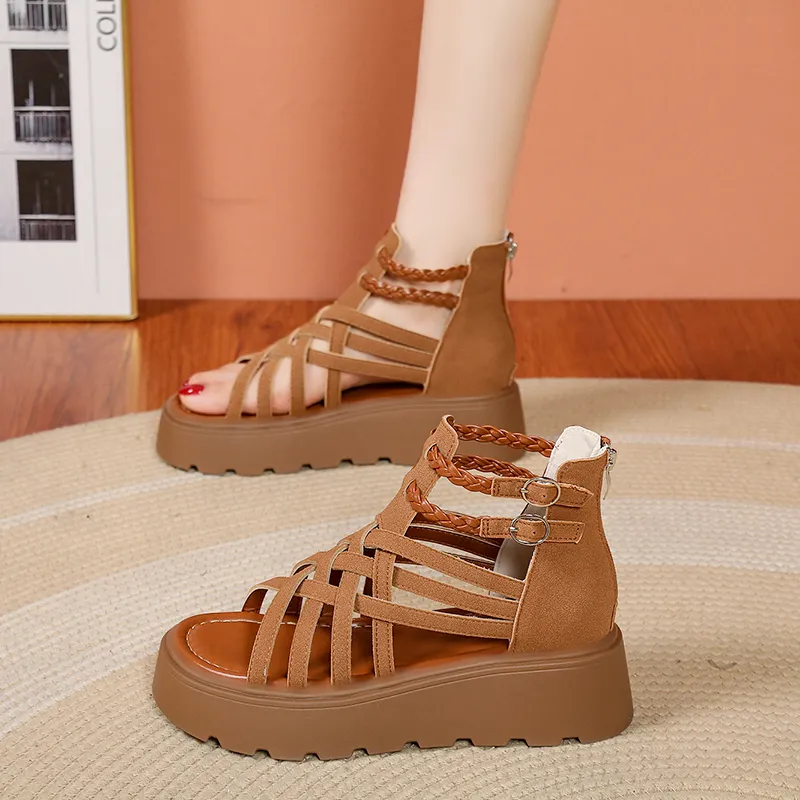 Puppytown Roman Sandals 4CM Women's-11