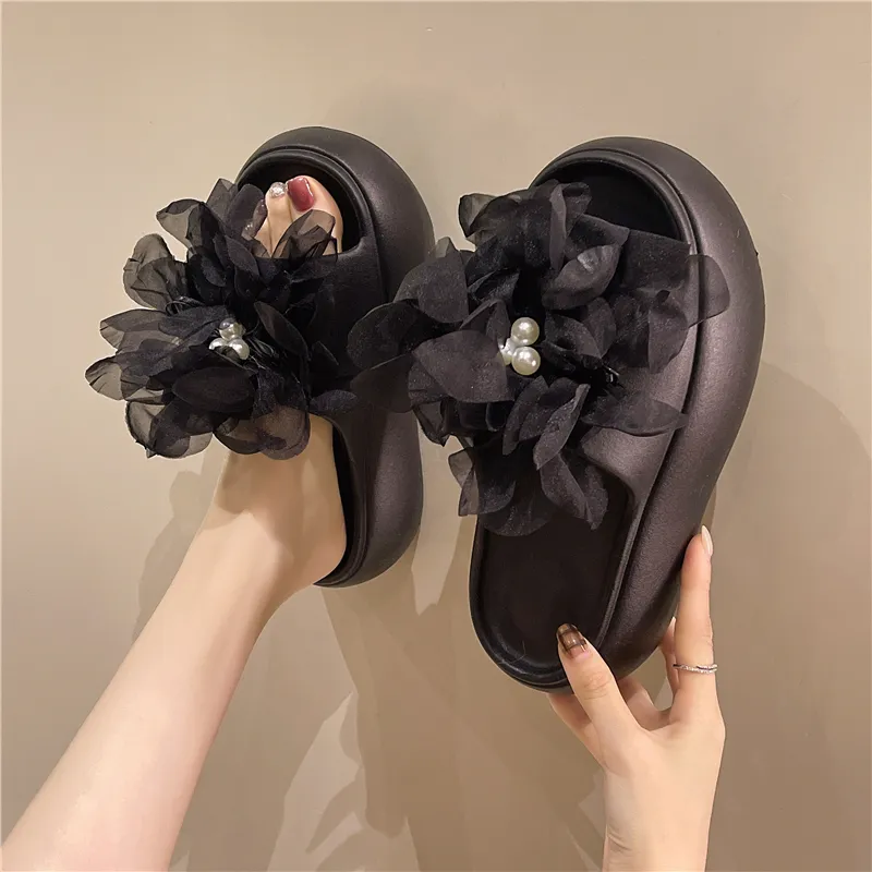 Puppytown Slip Resistant Quiet Slide Slippers Women's-4
