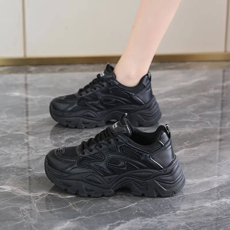 Puppytown Anti Slip Wear Resistant Low Top Chunky Sneakers Women's-2