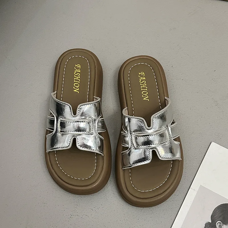Puppytown Slip Resistant Abrasion Resistant Slide Slippers Women's-2