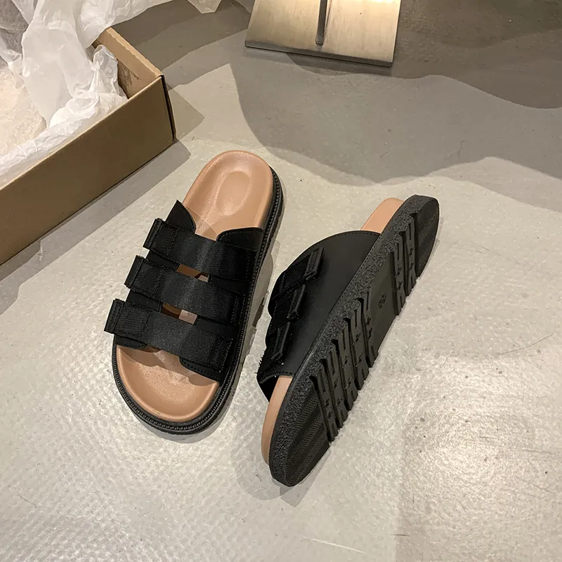 Puppytown Rubber Sole Slip Resistant Abrasion Resistant Slide Slippers Women's-7