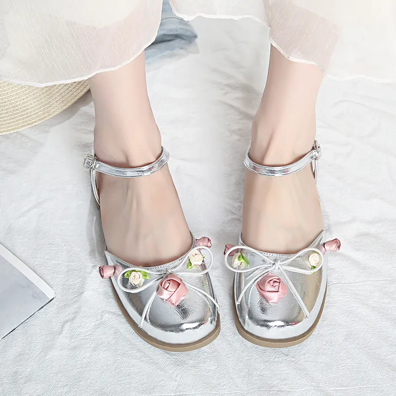 Puppytown Women's Casual Shoes 2CM Women's Silver-3