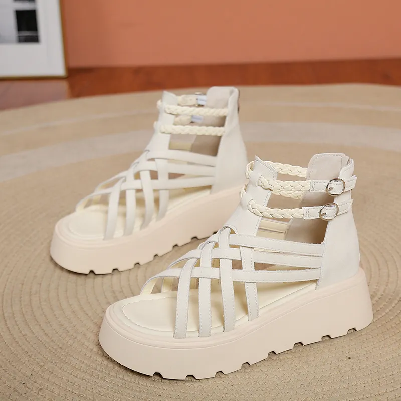 Puppytown Roman Sandals 4CM Women's-8