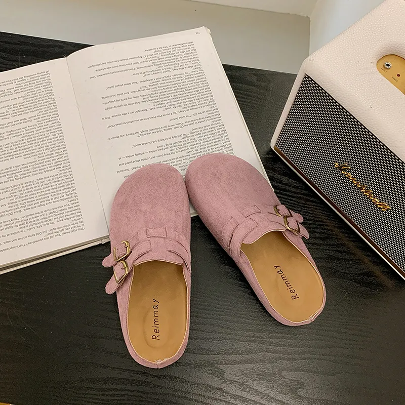 Puppytown Slip Resistant Abrasion Resistant Closed Toe Slippers Women's-9