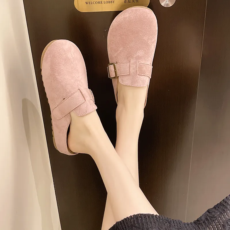 Puppytown Slip Resistant Abrasion Resistant Odor Resistant Wrap toe Slippers Women's-3
