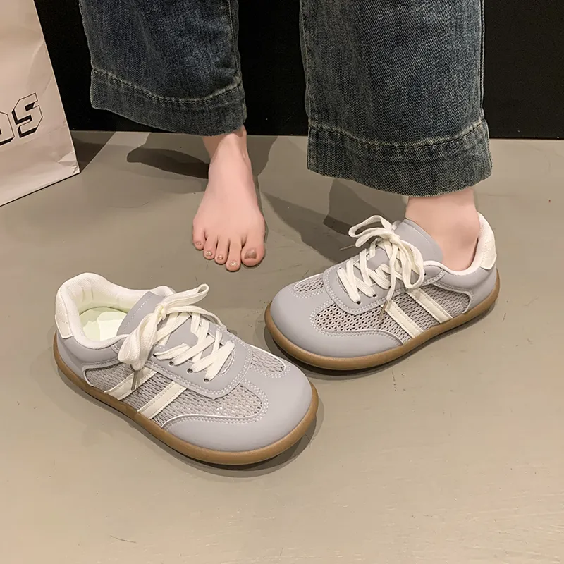 Puppytown Breathable And Slip Resistant Low Top Skateboard Shoes Women's-2