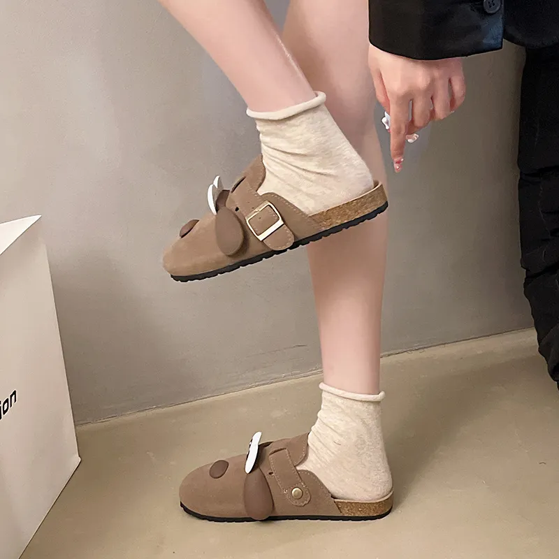 Puppytown Slip Resistant Abrasion Resistant Quiet Closed Toe Slippers Women's-5