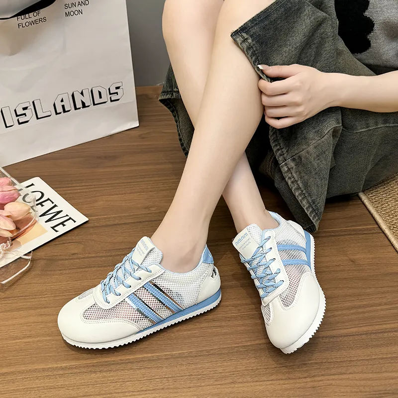 Puppytown Breathable And Slip Resistant Low Top Skateboard Shoes Women's-14