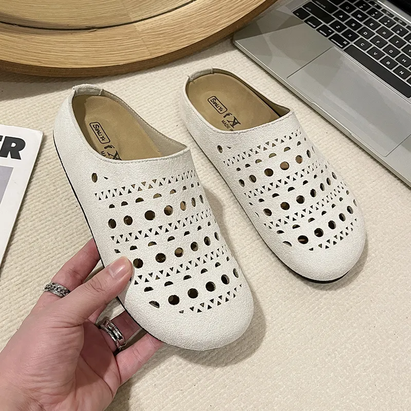 Puppytown Rubber Sole Slip Resistant Abrasion Resistant Closed Toe Slippers Women's-15
