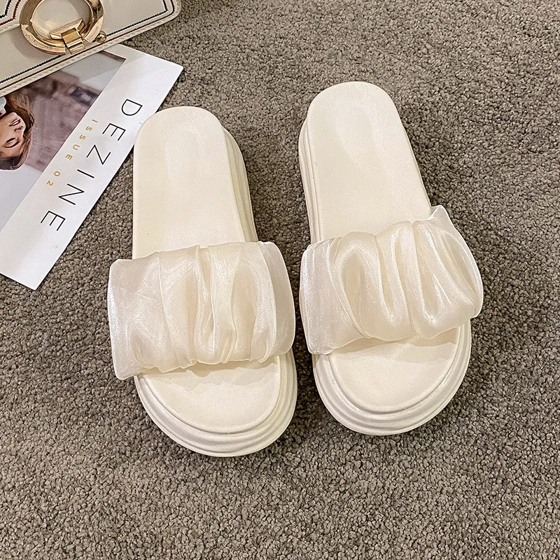 Puppytown Rubber Sole Slip Resistant Odor Resistant Slide Slippers Women's-3