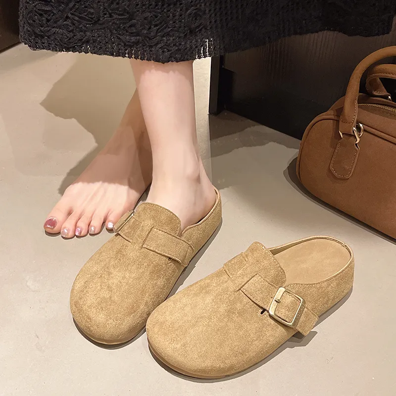 Puppytown Slip Resistant Abrasion Resistant Odor Resistant Wrap toe Slippers Women's-9