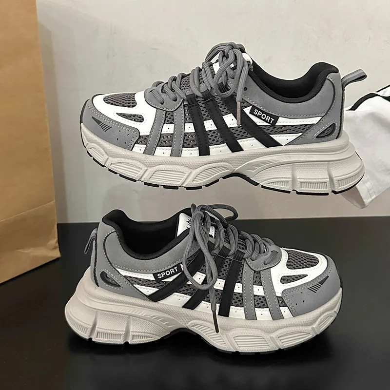Puppytown Breathable Cushioning Low Top Chunky Sneakers Women's-9
