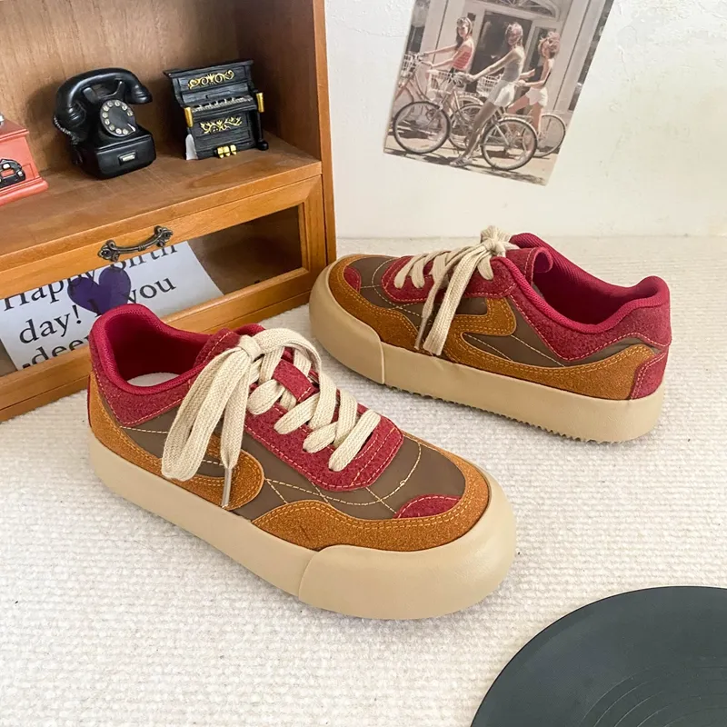 Puppytown Anti Slip Wear Resistant Low Top Casual Shoes Women's-11