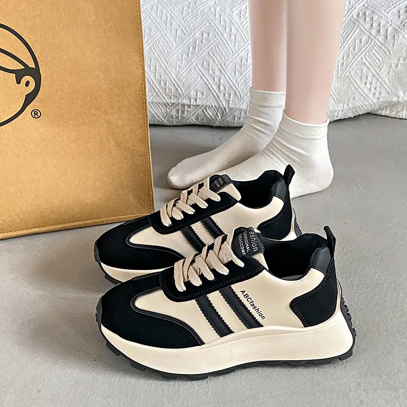 Puppytown Slip Resistant, Abrasion Resistant, Waterproof Low Top Chunky Sneakers Women's-2