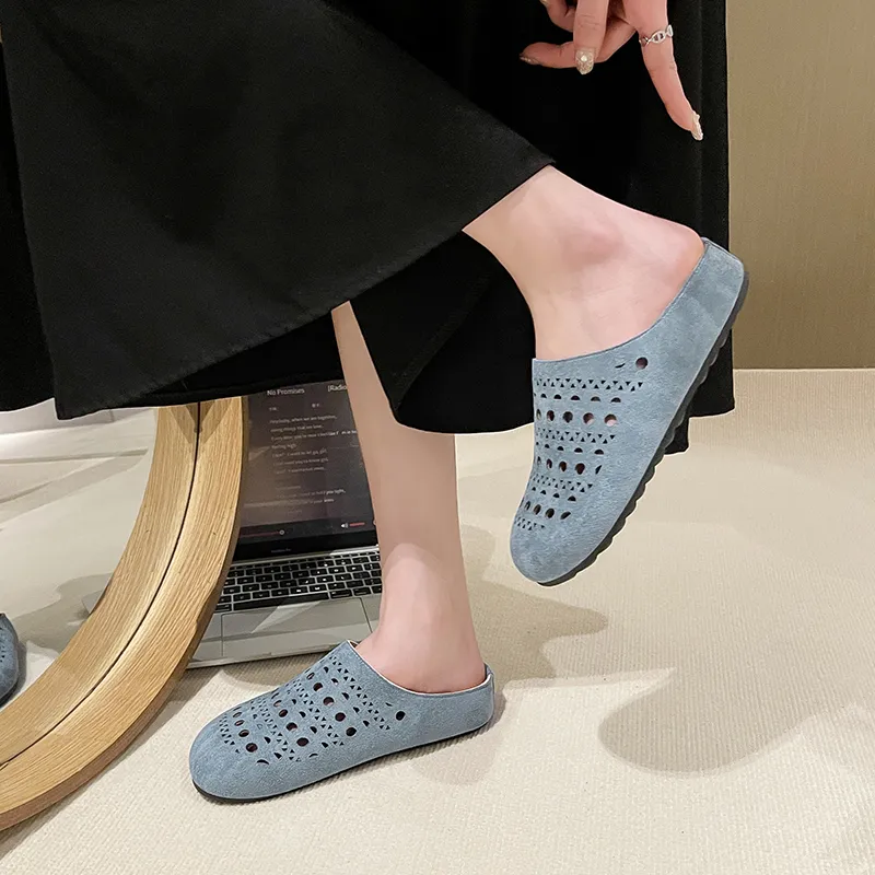 Puppytown Rubber Sole Slip Resistant Abrasion Resistant Closed Toe Slippers Women's-2