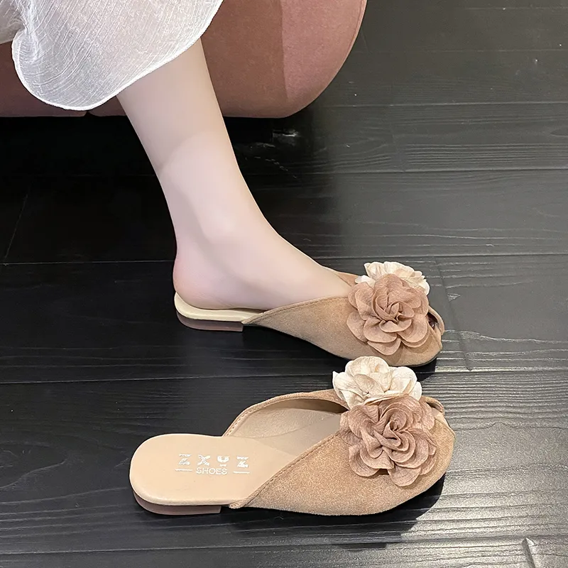 Puppytown Slip Resistant Abrasion Resistant Odor Resistant Closed Toe Slippers Women's-4