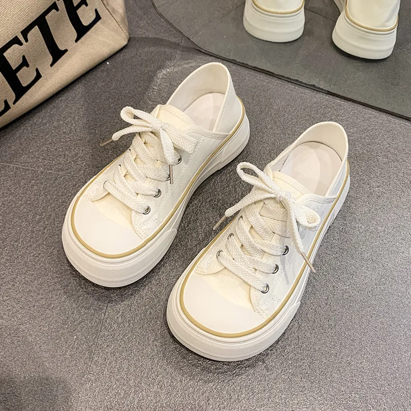 Puppytown Waterproof Coverage Balance Low-Top Canvas Shoes Women's-8