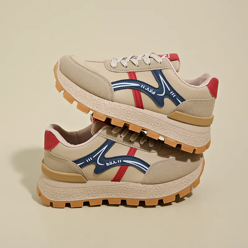 Puppytown Anti Slip Wear Resistant Low Top Chunky Sneakers Women's-3