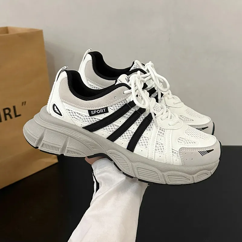 Puppytown Breathable Cushioning Low Top Chunky Sneakers Women's-2