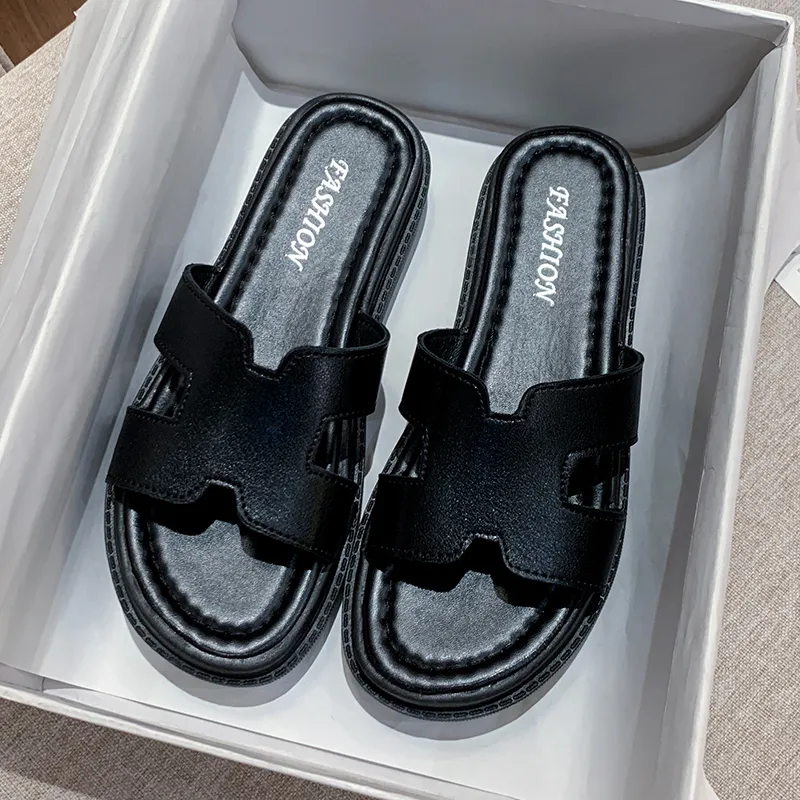 Puppytown Rubber Sole Slip Resistant Quick Dry Slide Slippers Women's-6