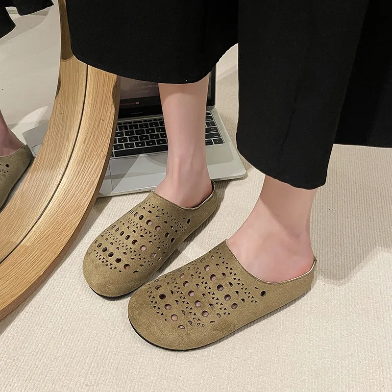 Puppytown Rubber Sole Slip Resistant Abrasion Resistant Closed Toe Slippers Women's-11