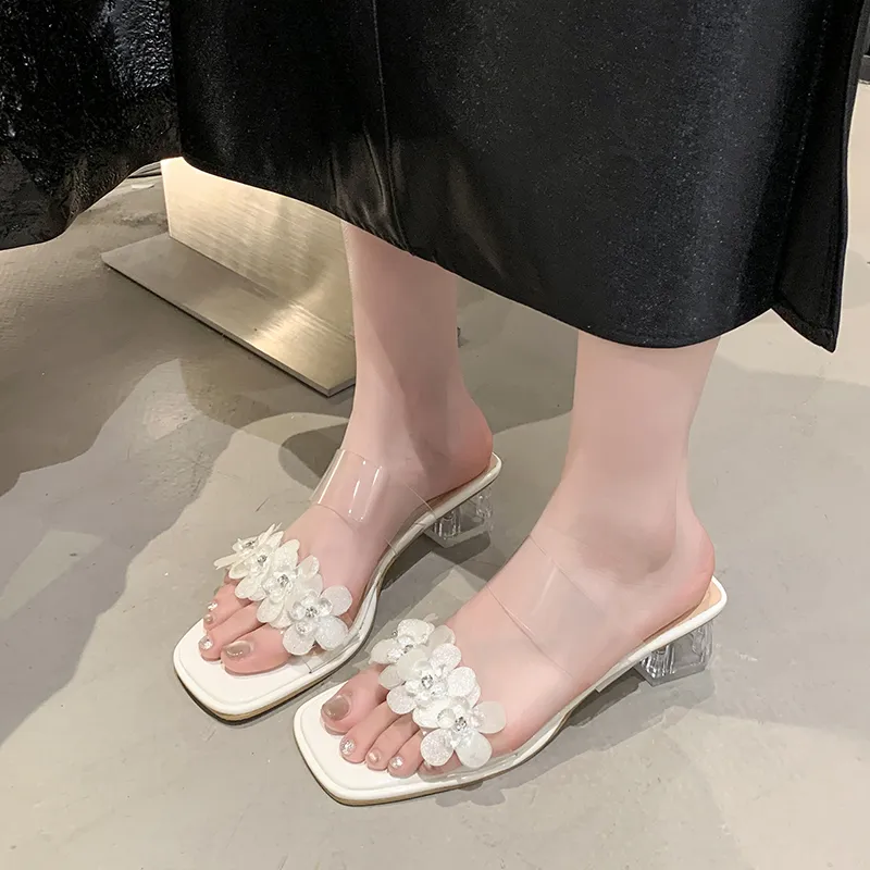 Puppytown Rhinestone Slip Resistant Abrasion Resistant Slide Slippers Women's-4