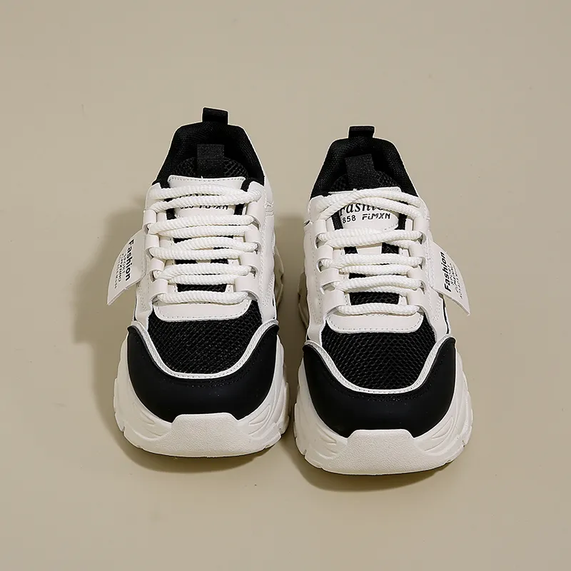 Puppytown Slip Resistant, Abrasion Resistant, Breathable Low Top Chunky Sneakers Women's-1