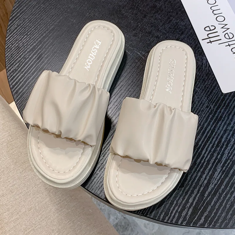 Puppytown Rubber Sole Slip Resistant Abrasion Resistant Slide Slippers Women's-8