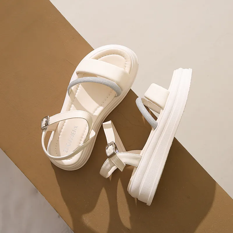 Puppytown One Strap Sandals 5cm Women's-8
