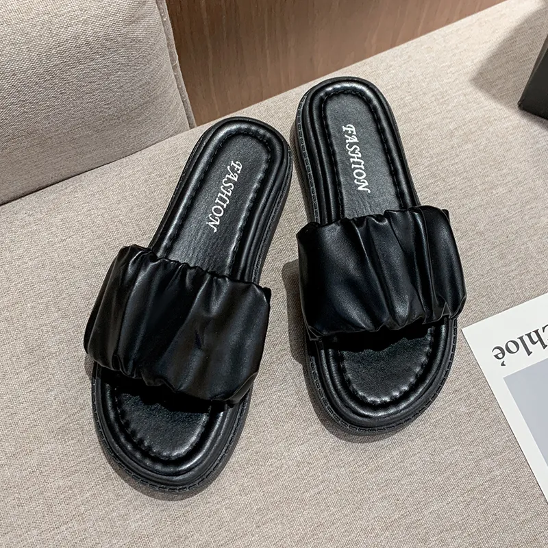 Puppytown Rubber Sole Slip Resistant Abrasion Resistant Slide Slippers Women's-1