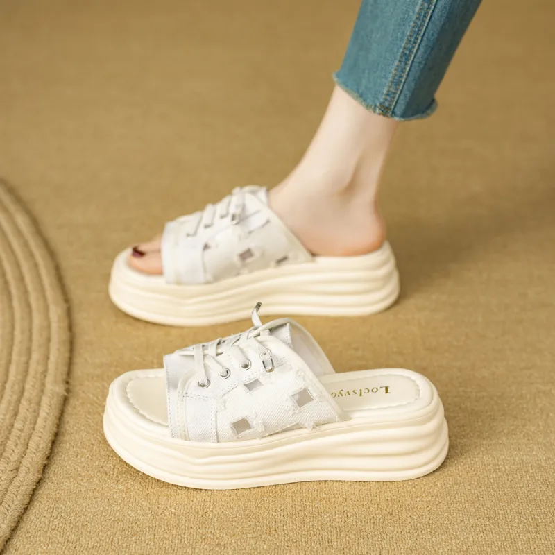 Puppytown Slip Resistant Abrasion Resistant Slide Slippers Women's-6