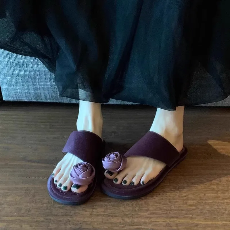 Puppytown Rubber Sole Slip Resistant Abrasion Resistant Slide Slippers Women's-1