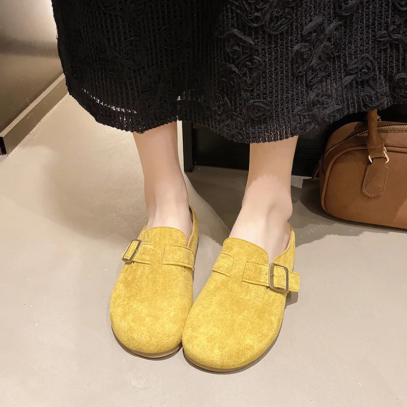 Puppytown Slip Resistant Abrasion Resistant Odor Resistant Wrap toe Slippers Women's-7