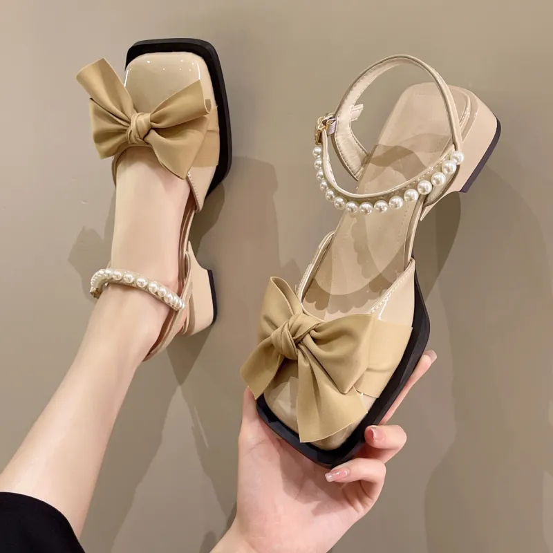 Puppytown Block Heel High Heels 4CM Women's-10