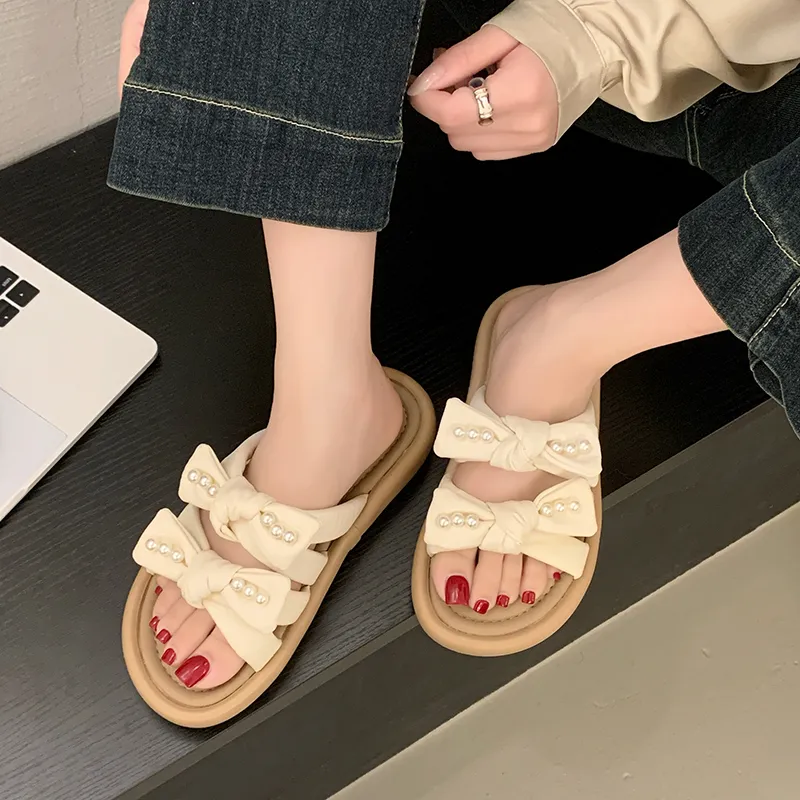 Puppytown Rubber Sole Slip Resistant Odor Resistant Slide Slippers Women's-12
